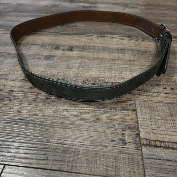 Johnston & Murphy brown suede belt size 44 D - Picture 4 of 6